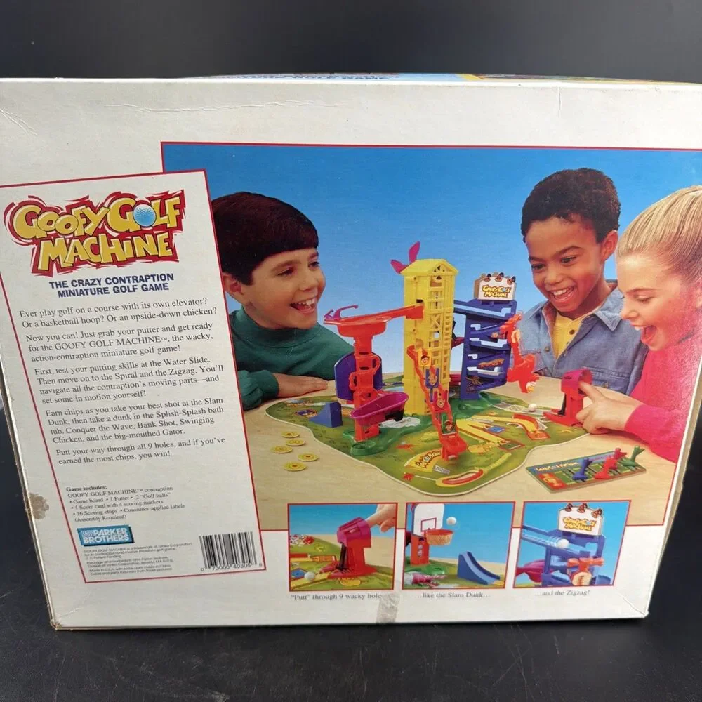 Goofy Golf Machine Game Parker Bros Miniature Golf Game Complete Set